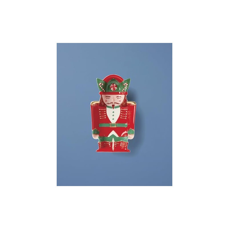 Lenox 896875 Nutcracker Dinnerware Treat Dish, 1-Piece, Christmas & Holiday