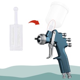 Psyqtsuary Disposable Paint Strainer 40 Pcs Hvlp Filter Paint Filters Gravity Spray Filter Universal Size Paint Filter Strainer Fine Mesh Suitable for Most Gravity Feed Sprayer