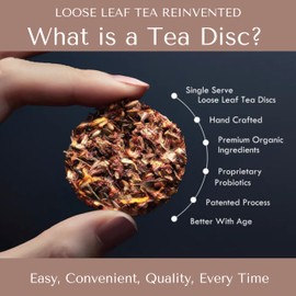 iLOLA 2-pack Loose Leaf Tea Discs Rocky Rose No. 52 | Oprah’s Favorite Things 2022 | Oolong Tea & Vanilla w/Rose, Hibiscus, Orange | Medium Caffeine | No Tea Bag Needed | 12 Individual Discs