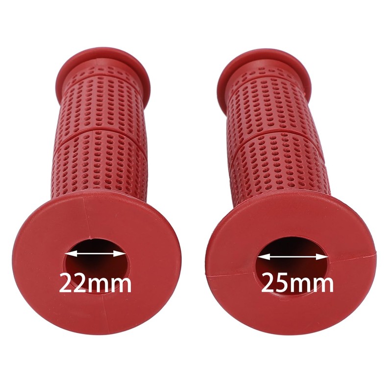 nakira Motorcycle Grip Moped Handle Barrel Type 0.9 inch (22.2