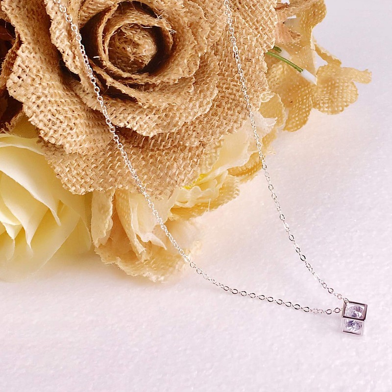 50 Pack Necklace Chains Bulk Silver Plated Cable Chain Pack