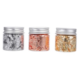 SAFIGLE DIY Nail Art Foil Flakes Bottles of Shiny Sequin Nail Glitter for Easy Application for Festivals Parties Everyday Manicure Safe Reliable Nail Decoration