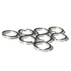 IKKO'S 100pcs Stainless Steel Split Rings Stainless Steel Metal Jig