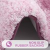 smiry Microfiber Bath Mat, 50 x 75 cm, Non-Slip Super