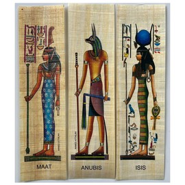 Egyptian Bookmarks for Kids History Education - Set of 10 Ancient Egypt God and Goddess Mythology Medieval Paper Bookmarks