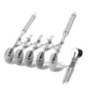 Foyucool Pastry Cutter Wheel with Handle, 5 Wheel Pastry Cutter,