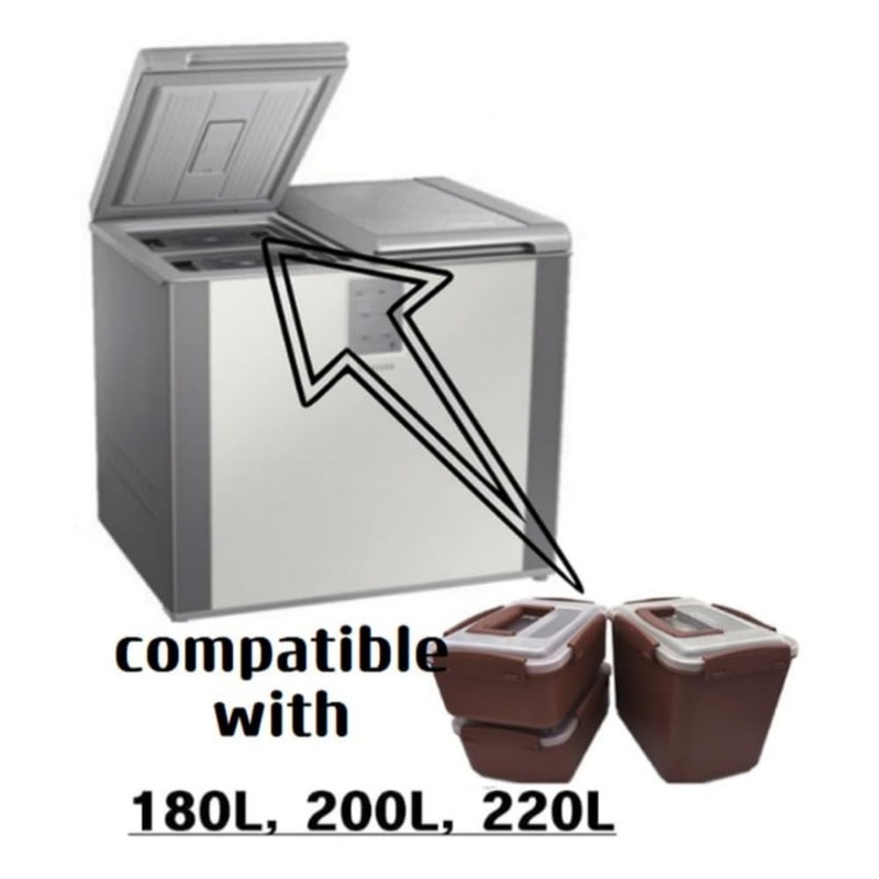 7L-1, 3.2L-2, Airtight Kimchi Container with Handle, Multi-Purpose Food Storage