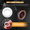 QZTYTY 2PCS Car Engine Start Stop Decoration Ring, Car Start