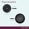 Anolon Advanced Home Hard-Anodized Nonstick Skillets (2 Piece Set- 10.25-Inch