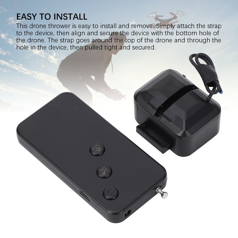 Airdrop Dropping System Quick Release Remote Control Lightweight Drone Thrower
