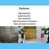 Green Plastic Wrap Stretch Film 12”×1000ft 80 Gauge Storage Industrial