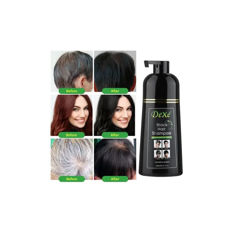 Shampoo Tinte Negro Menos Min Sal Shampo 400