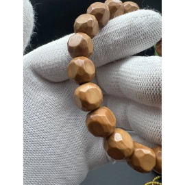 11×10mm 对角11mm 6 Faces Hedgehog Walnut Bracelet Collection 猴头精工雕刻星耀六方手串