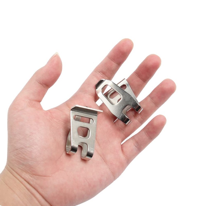 Neikafan 4 Pcs Electric Drill Belt Hook Clips with Screws,