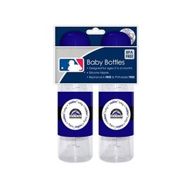 Baby Fanatic Colorado Rockies Baby Bottles (2 Pack)