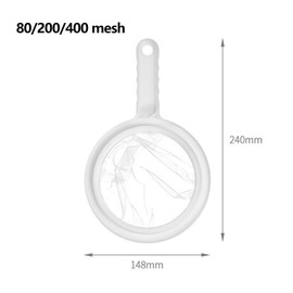 QuickYen Brine Shrimp Separation Netting (80,200,400 Mesh, 3 Types), Separation Netting for Shell and Larva, Brine Shrimp Strainer, Reusable, Ultra Fine Filter, Suitable for Large Eggs