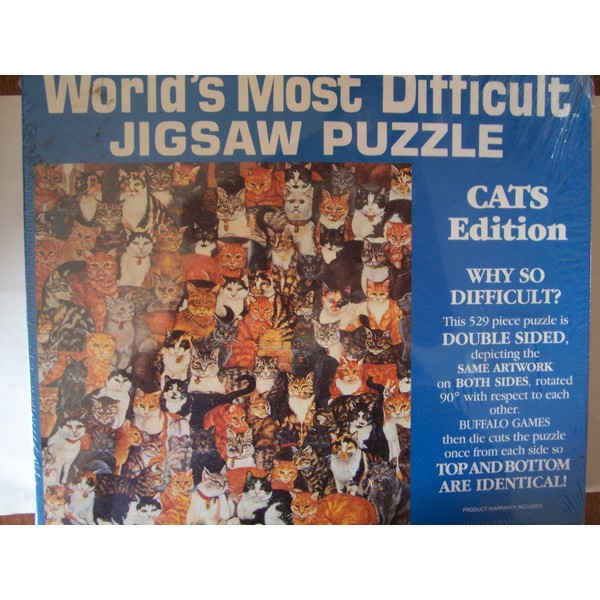 World's Most Difficult Jigsaw Puzzle " Cats Edition " Double