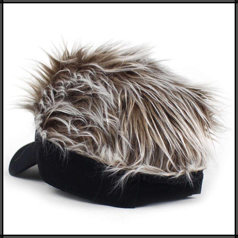 White Fang CZ775 Men's Wig, Cap, Solid, Outdoor, Fashionable, Headwear,