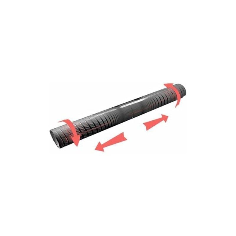 Aluminium Flexible Air Hose Duct, 2.5m Length, Adjustable Ventilation Tube