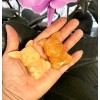 Wholesale Lot 4 PCs Natural Orange Calcite Pikachu Healing Energy