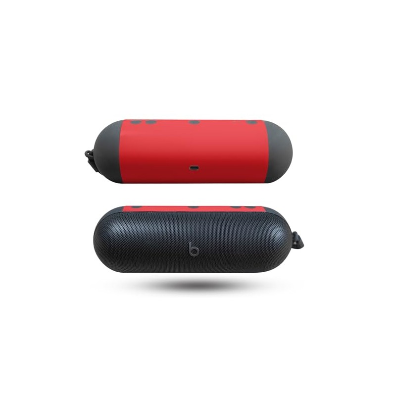 Speaker Skin Compatible with Beats Pill (2024) - Solid Red