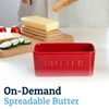 PriorityChef Large Butter Dish with Lid for Countertop, Ceramic Butter