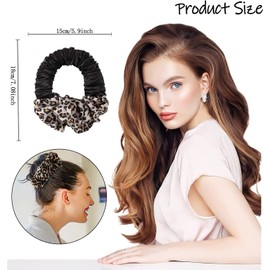Lazy Scrunchie Hair Curler Hairband,No Heat Scrunchie Hair Curler Ponytail Hairband,No Heat Ponytail Hairband Hair Curler Hairband,Lazy Hair Scrunchie Curle Ponytail Hairband,No Heat PonytailHairband