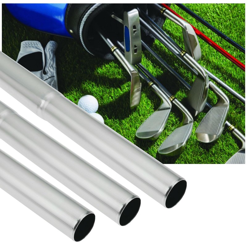 ECSiNG 3Pcs Stainless Steel Golf Club Extensions Tail Eextension Rod
