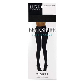 Berkshire womens Luxe Opaque Control Top 4741 Shaper Tight, Black, Medium US