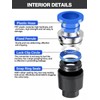 36PCS Push-to-Connect Air Line Fitting Plug, Kalolary Quick Connect End