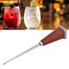 Ice Pick Stainless Steel Ice Pick with Wood Handle Bartender