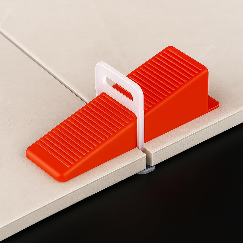 Tile Leveling System Kit 100 Reusable Tile Wedges with 300