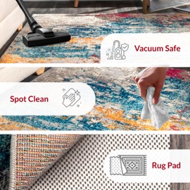 nuLOOM Monet Abstract 2' x 3' Accent Rug for Living Room Bedroom Dining Room Entryway Kitchen, Monet Multicolor