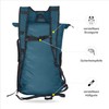 4Monster Foldable Backpack, Ultra Light, Unisex Daypack, Outdoor, 2-in-1 Belt