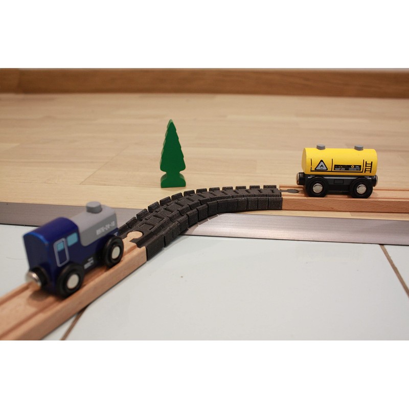 Locorico - 2 Flexible Wooden Train Rails