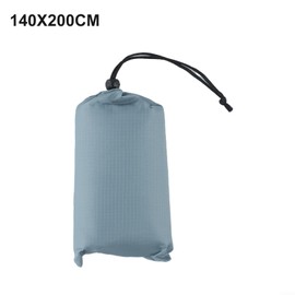 Outside Camping Rain Tarp, Waterproof Portable Tarp Shelter Rain Tarp Sun Shade Shelter for Outdoor Adventures(Medium Gray 140x200CM)