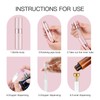 5PCS 8ml Travel Perfume Atomizer Refillable, Mini Cologne Spray Bottle