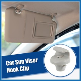A ABSOPRO Car Sun Visor Clip Plastic Sun Visor Hook Clip Sun Visor Clip Retainer Fit for Nissan 350Z - Pack of 1 Gray Item Replacement
