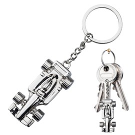 F1 Car Key Fob, F1 Racing Car Miniature Key Chain, Gift for Birthday, Festival, Anniversary for Fans of Racing Car and Formula 1