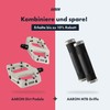 AARON Dirt MTB Plastic Pedals with Sealed Industrial Ball Bearings,