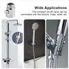 Bestgle 3Pcs Universal Shower Head Shut-Off Valve, G1/2 Water Control