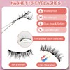 RTRTGS Magnetic Eyelashes, Magnetic Eyelashes Without Eyeliner, No Glue Required,