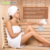 2025 Upgraded Sauna Backrest and 2 in 1 Thermometer Hygrometer