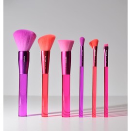 Beter - Glow Collection Makeup Brush Set, 6 Brushes for Face and Eyes, Makeup Brush Set for Powders, Foundation, Blush, and Eyeshadows, Ideal for Gifts, Christmas