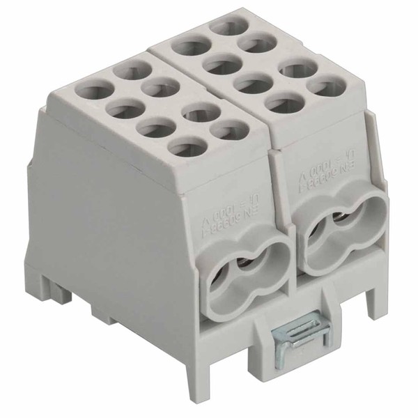 Pollmann Main Cable Junction Terminal Colour: Grey, Grey, 2-Pin