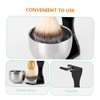 Ipetboom 1set Men Beard Grooming Shaving Stand Bowl Brush Holder