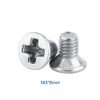 M3 Flat Head Countersunk Screw Fixing Full Thread Stainless Steel