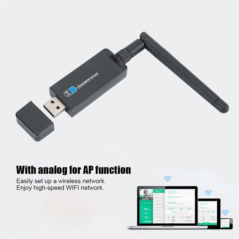 RTL8821 600M Dual Band WIFI Bluetooth 4.0 AC USB Wireless