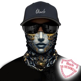 Obacle Skull Face Mask for Women Dust Wind Sun Protection Rave Festival Riding