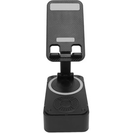 Bluetooth Speaker with Phone Stand, Foldable Angle & Height Phone Charger Stand